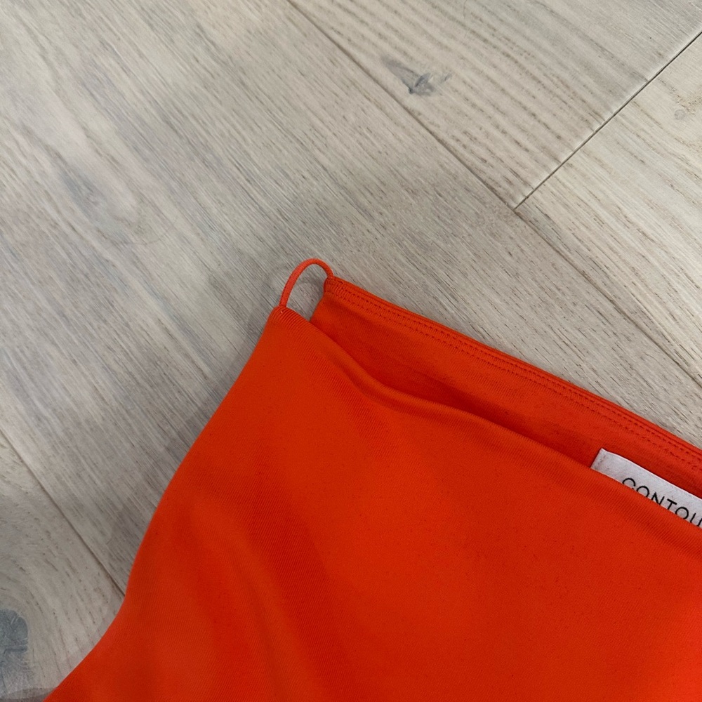 Aritzia Bold Orange Mini Dress - Picture 2 of 3